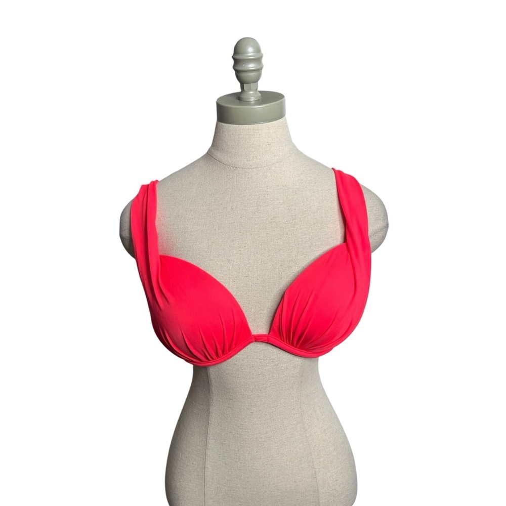 VENUS Marilyn Push-Up Bikini Top in Neon Sunset Pink Women’s Size 32DD/34D/36C - Picture 2 of 5